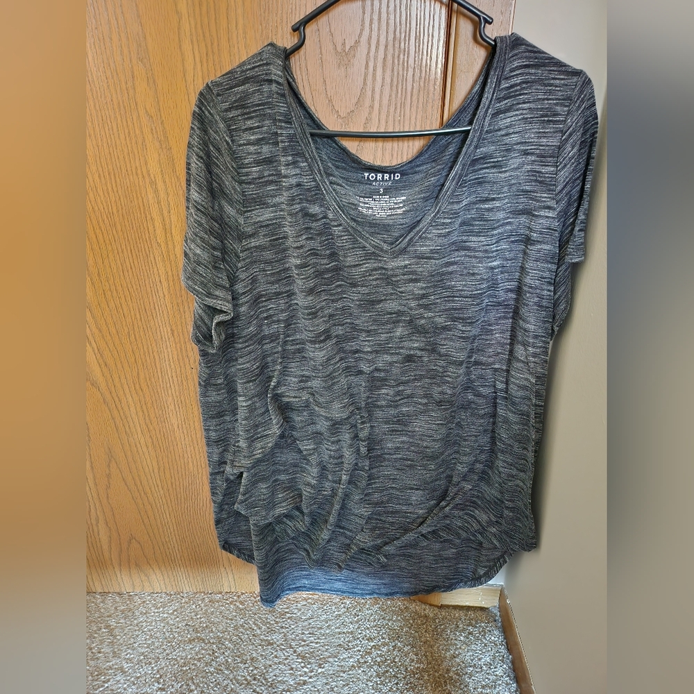 Torrid Active High-Low Top
